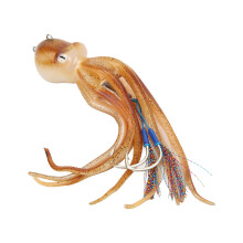 OCTOPUS JIG Realistico per Pesca in Acqua Salata – 320g con 10 Pastiglie di inchiostro