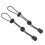 2PCS Mountaineering Pole Fixing Buckle Elastic Plastic Backpack Hiking Stick Holder 10