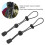 2PCS Mountaineering Pole Fixing Buckle Elastic Plastic Backpack Hiking Stick Holder 6