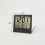 2X Electronic Folding LCD Digital Alarm Clock Desktop Temperature Hygrometer Clock Black 6