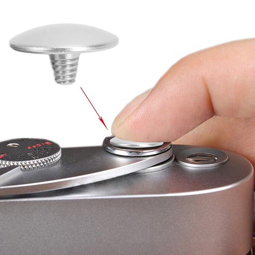 Convex Brass Shutter Button Set For Fuji X100 Series & Leica Models 9471375264716