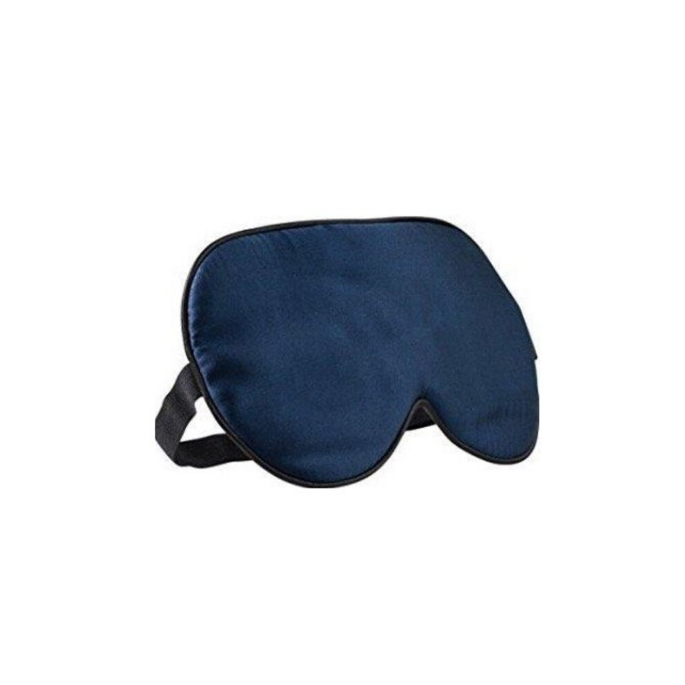 Inf Light Sleeping Mask 100% Silk, Sleep Mask Darkblue