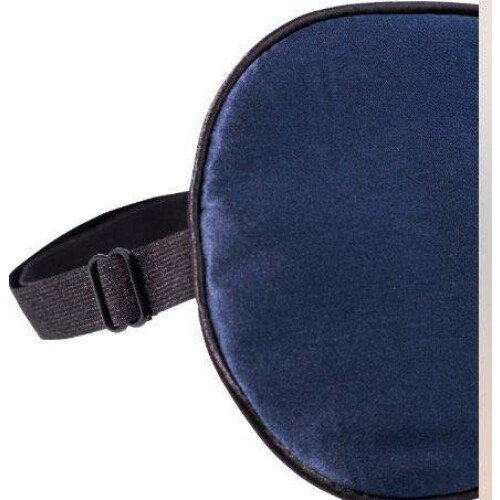 Mască de dormit 100% mătase DarkBlue 1