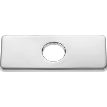 Abdeckplatte Abdeckscheibe für Mixer Edelstahl 6 Zoll Silver