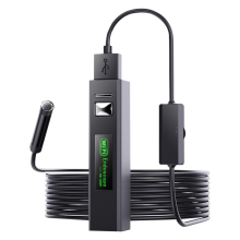 Wireless Endoscope Camera 1200P HD IP68 Waterproof Compatible with Cell Phone Black 5m