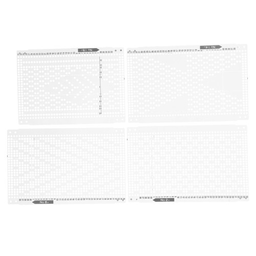 Soft Durable Plastic 15 Punch Cards for KH868-KH894 Knitting Machine 1