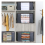 Storage bag for sheets, blankets, clothes 60x43x35 cm Grey   1-pack 7