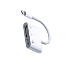 3-in-1-Kartenleser, USB-C auf SD/TF/USB