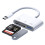 3-in-1-Kartenleser, USB-C auf SD/TF/USB 3