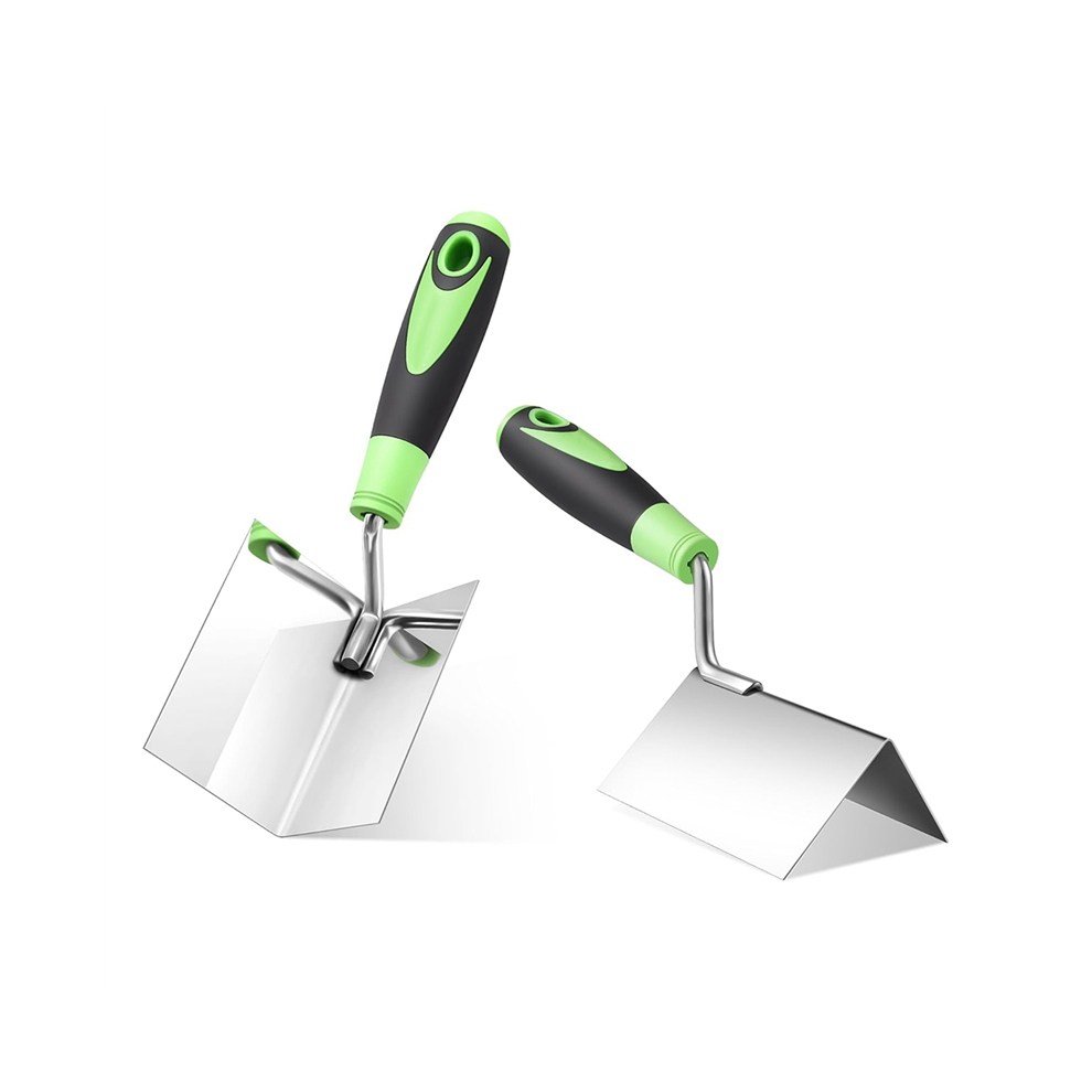 Drywall Corner Tool Set 2 Pcs Stainless Steel Sheetrock External& Internal Corner Trowel 6935161554762