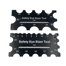 Eyes Sizer Tool 4-32Mm Diameter Measuring Ruler For Plush Bear Eyes Installation Making Kit Crochet Tool For DIY Craft