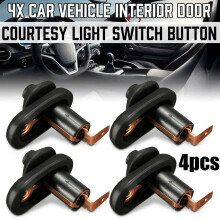Carhome Black 4X Universal Fahrzeuginnentür mit freundlicher Genehmigung von Lichtlampenschalter Teiltür Lichtschalter