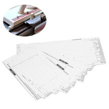 15 Knitting Machine Punch Cards Soft Plastic Flower Patterns for KH892 KH891
