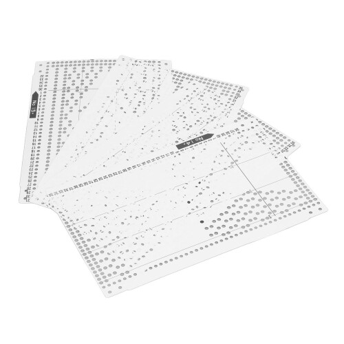 15 Knitting Machine Punch Cards Soft Plastic Flower Patterns for KH892 KH891 1