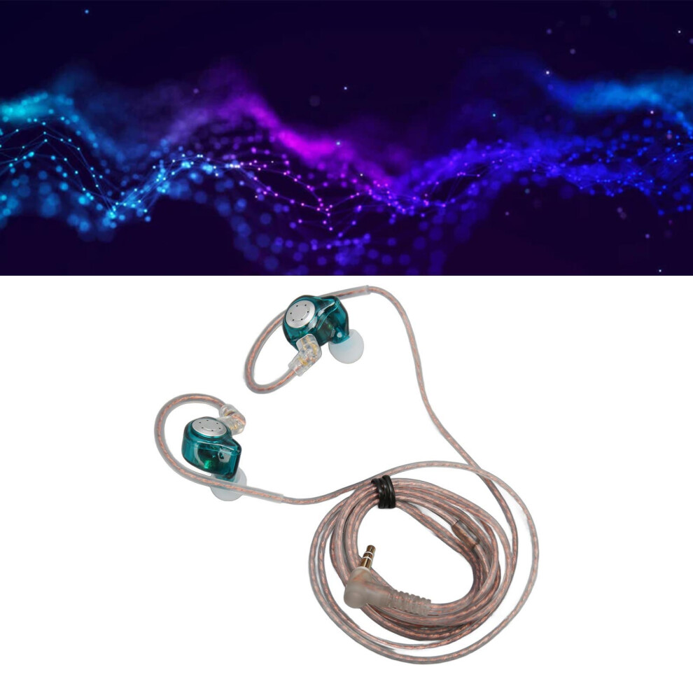 Hifi Earphones Kz Edx Pro Wired Stereo 10Mm 16Î©, 3.5Mm Cyan 4661375934299