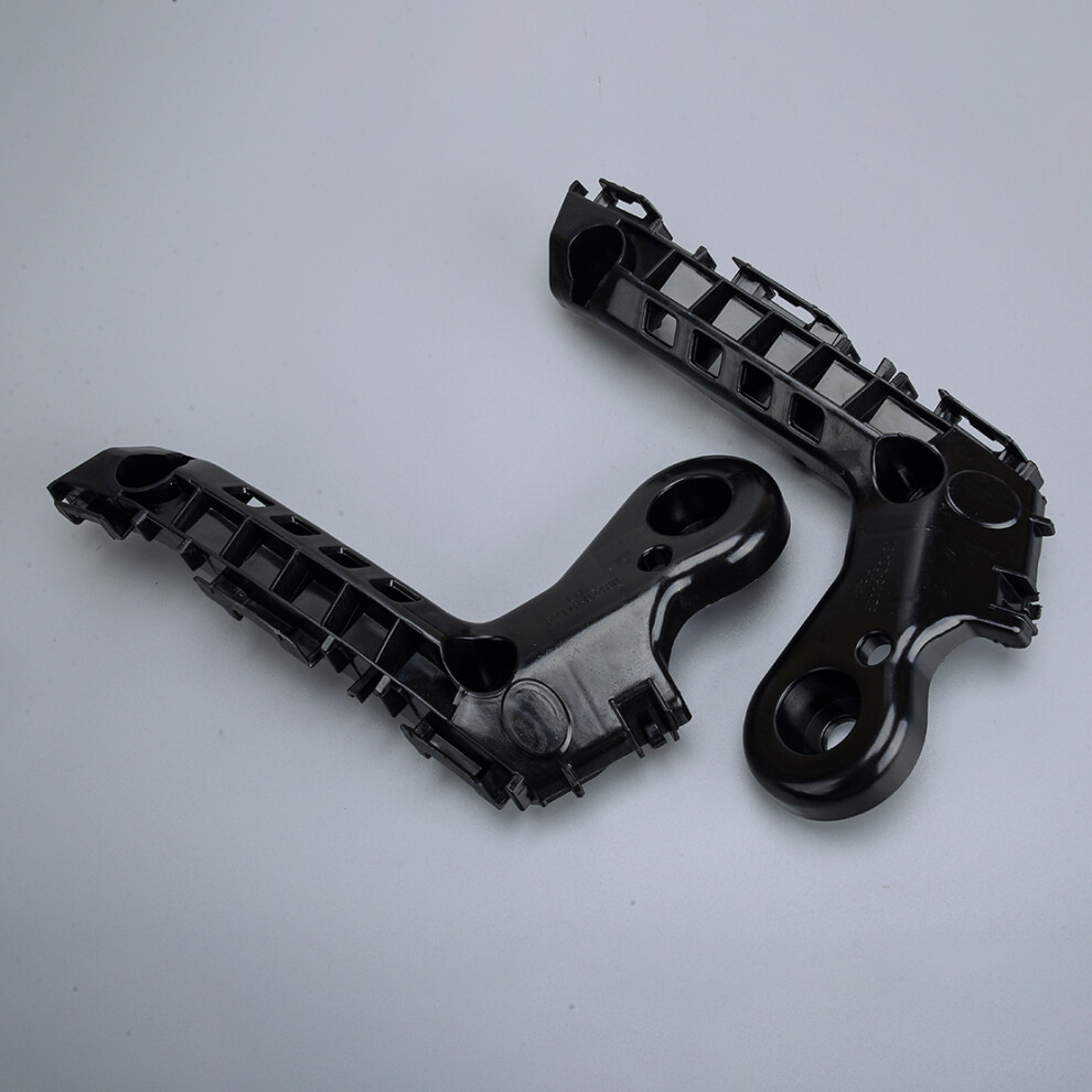 1 Pair Car Front Bumper Brackets Retainers Plastic Fit For Toyota Corolla Le Xle 2019 2020 2021 52116-02460 52115-02480 Black 6935161485158