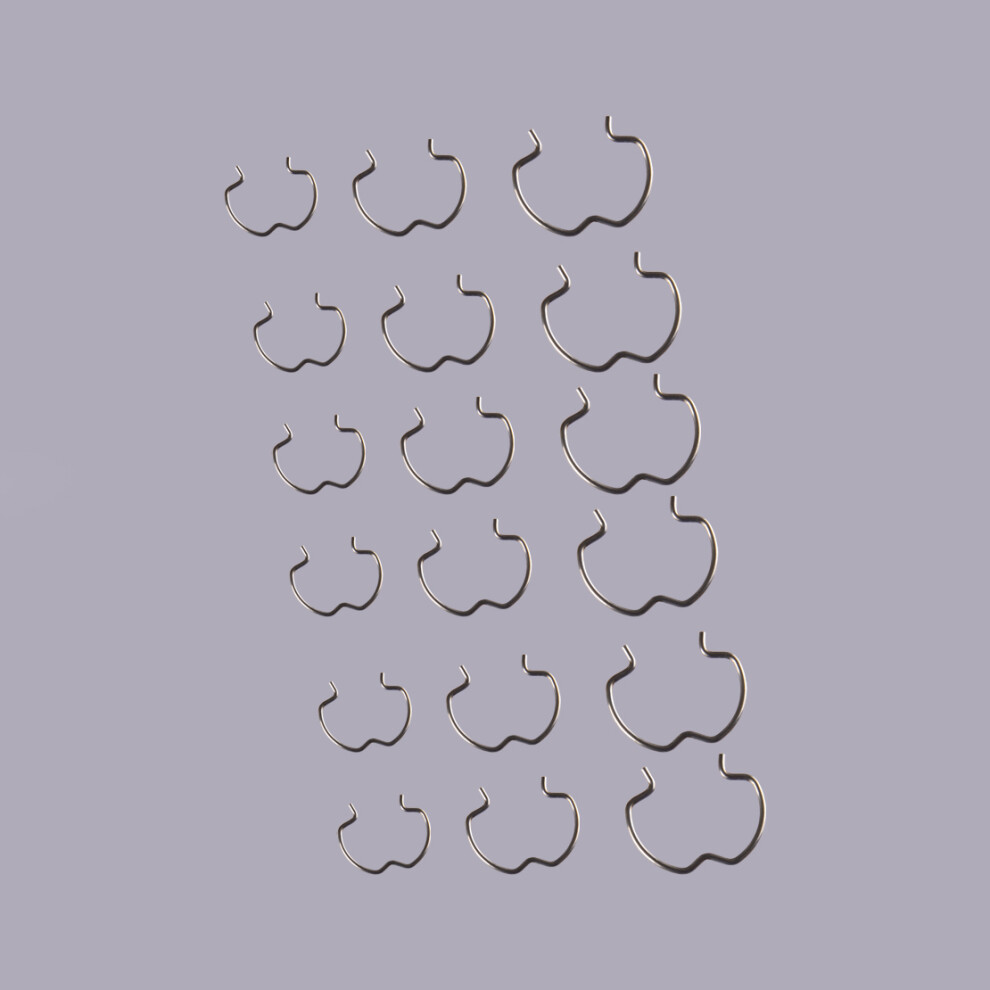 18Pcs/Set Universal Quick Connector Transmission Oil Cooler Line Clip 800-801 6935161484922