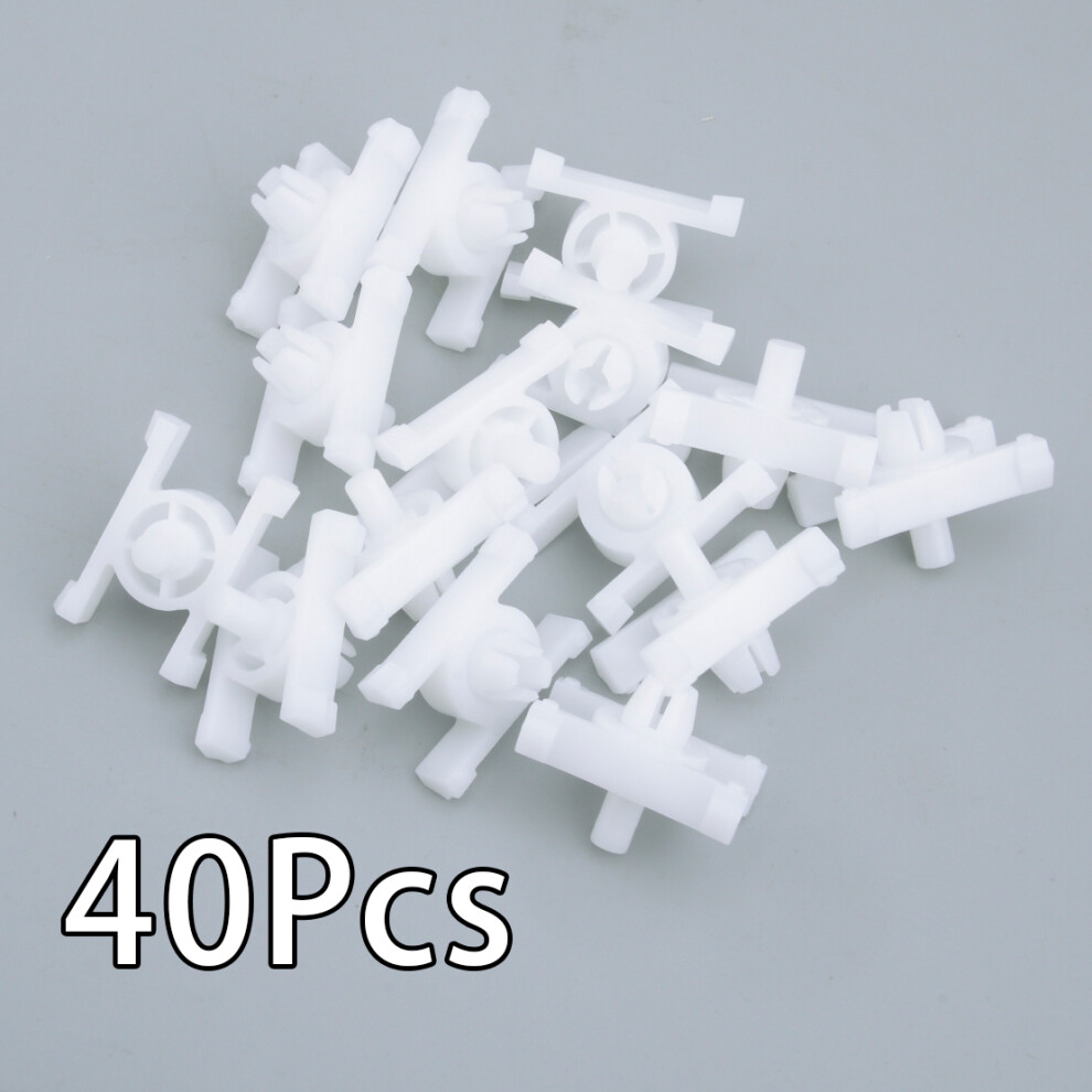 40Pcs Car Rocker Panel Door Moulding Clips Retainer Clamp Fastener Pin Mounting Brackets Fit For Bmw E10 E21 E30 51131829904 6935161484571