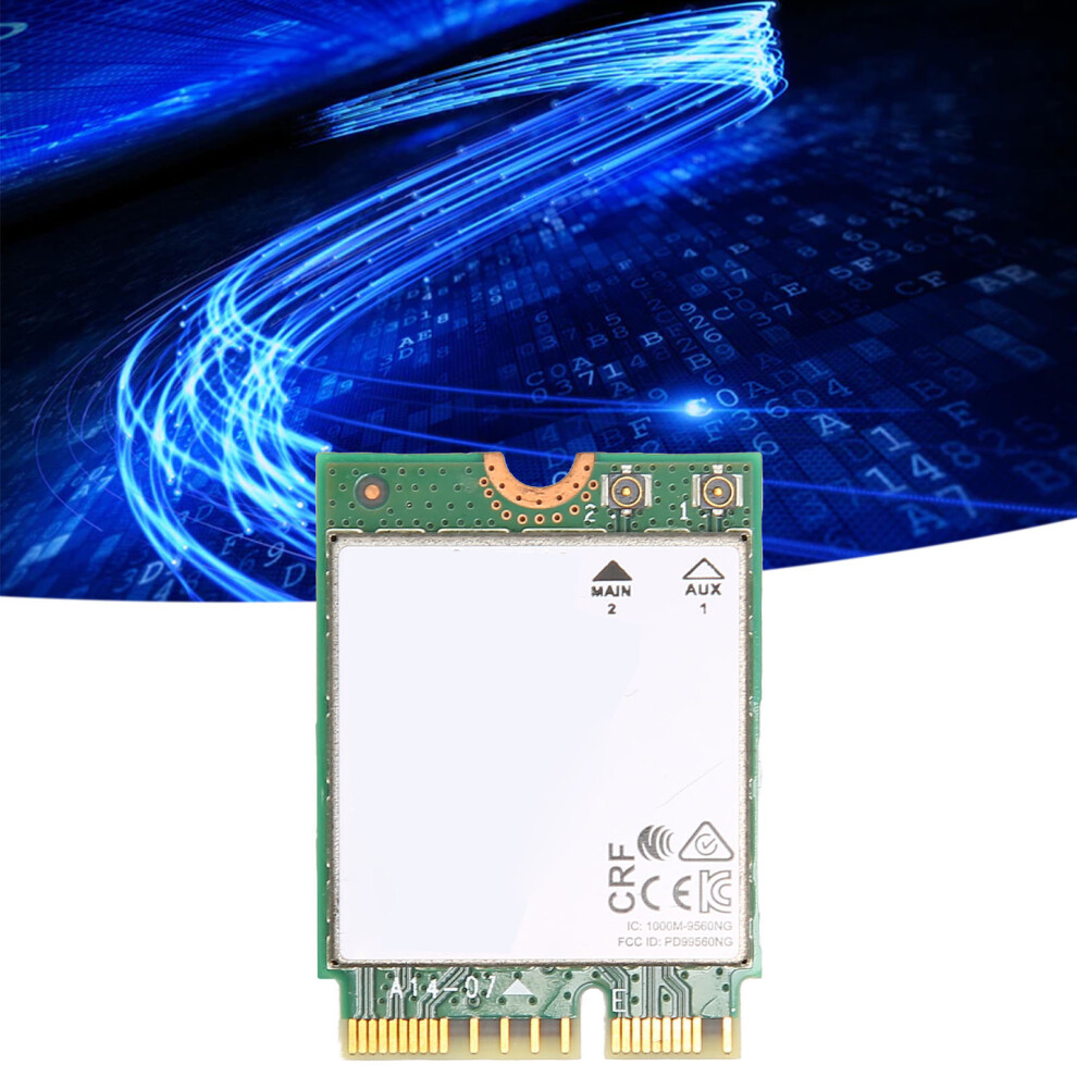 Wireless Network Card 1550I 9560Ngw Dual Band 1.73Gbps M.2 Ngff 8701383119670