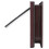 Small Plastic Cat Flip Door, Brown, Secure Pet Flap Gate 6