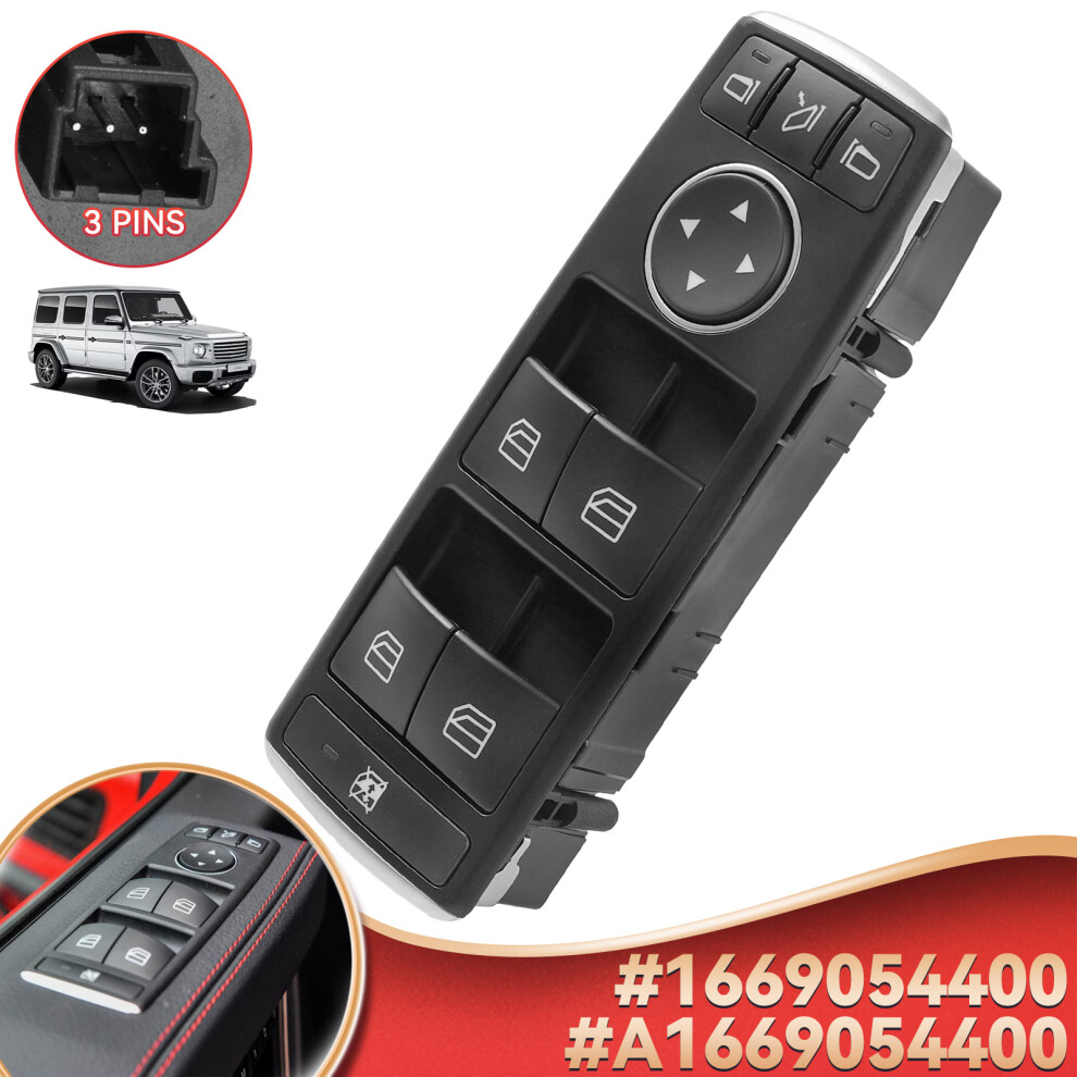 For Mercedes X156 X166 C117 C292 W166 W176 W242 W246 W463 Electric Master Power Window Control Lifter Switch Button 1669054400 6935161475852