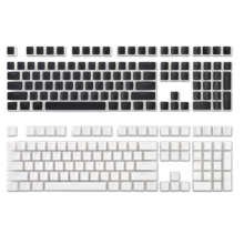 Y17A 1Set Pudding Keyboard Hat Box Mechanical Keyboard Double Skin Milk Transparent Keycap Plastic (Yellow)
