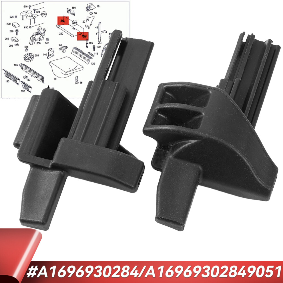 2X Parcel Shelf Plastic Clips Luggage Compartment Cover Clip For Mercedes-Benz A B Class W169 W245 A1696930284 A16969302849051 6935161476613
