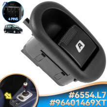 Auto-Elektro-Fensterheber-Reglerschalter 6554.L7 für Citroën C2 C3 II C3 Pluriel Peugeot 1007 6554L7 96401469XT