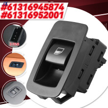 Fensterschalter, Beifahrerseiten-Lifterknopf, passend für BMW E87 3er E90 E91 316i 318i X3 E83 X5 E70 E71 6945874 61316945874