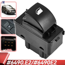 Schalter für elektrische Fensterheberschalter vorne für Peugeot Partner Tepee 207 Citroen C3 Berlingo 6554.QK 6554QK 6490.E2 6490E2
