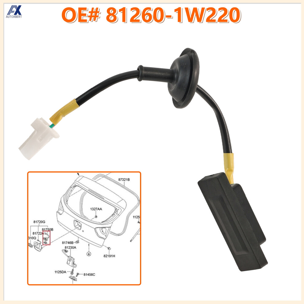 Rear Trunk Lid Lock Release Handle Switch Opening Button Knob For Kia Rio Pride Picanto Tb Cee'd Hyundai I30 Fd Oe# 81260-1W220 6935161471144