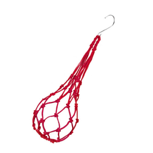 Hanging Chicken Feeder Mesh Bag Feeding Bag For-Red 45g