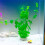 4Pcs Artificial Plant with Base Aquariums Ornament Easy-Green 6