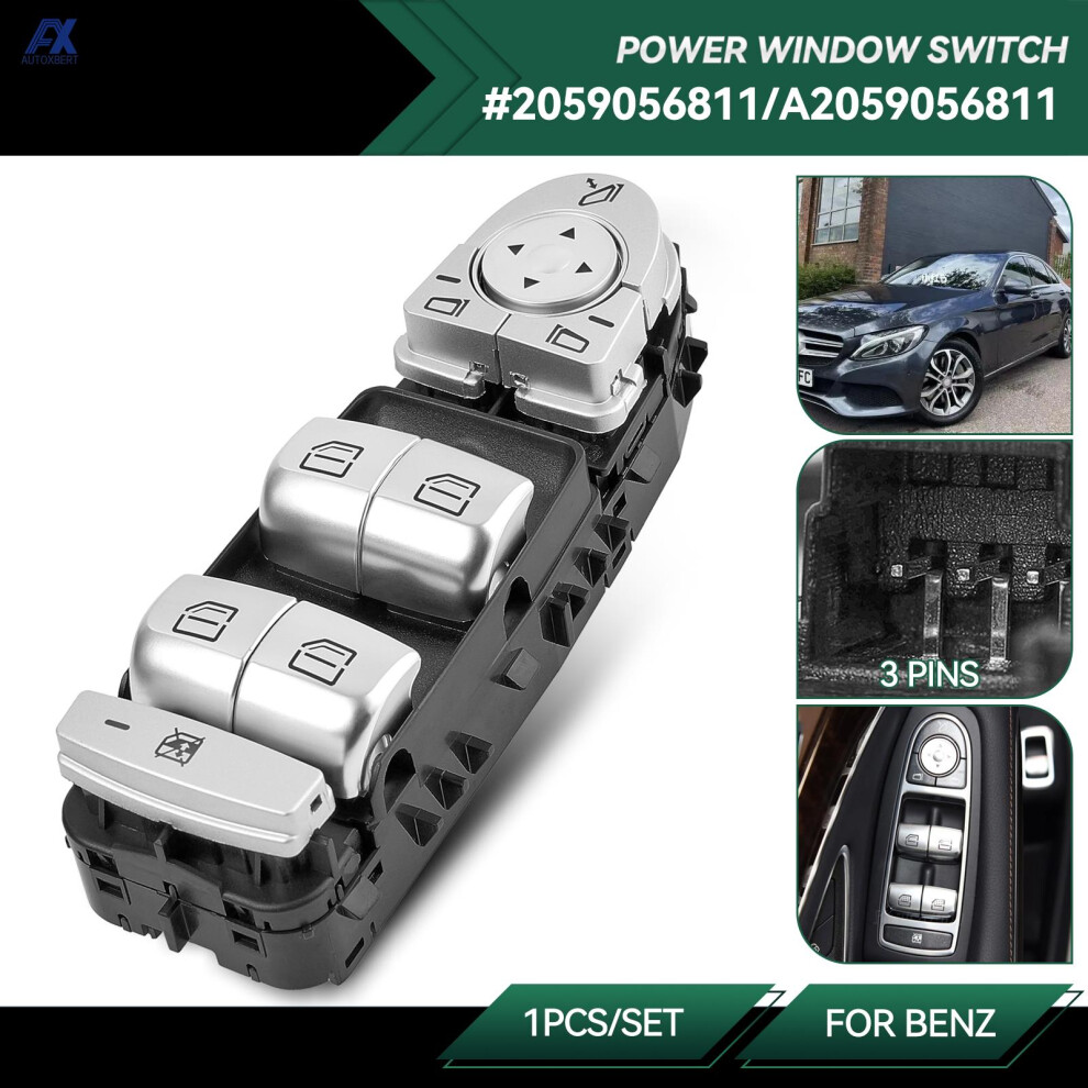 2229056800 Electric Power Master Window Switch Fits For Benz C-Class W205 S205 C180 C200 C220 C250 C300 C450 E-Class W213 W222 6935161461367