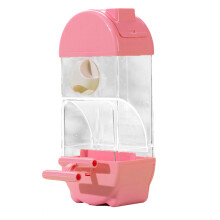 Halbgeschlossener, automatischer Vogelfutterspender,-Rosa