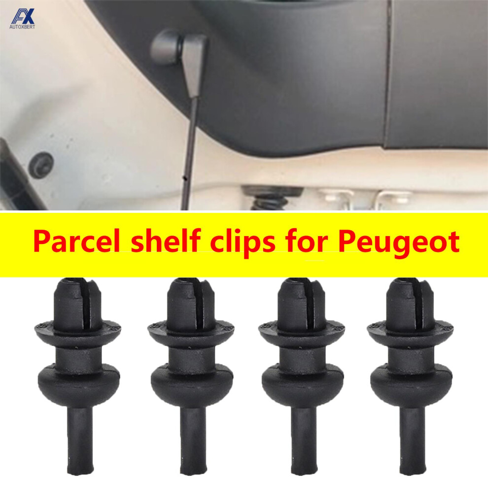 4Pcs For Peugeot 106 205 206 306 307 308 208 Mk2 Trunk Parcel Shelf Pack Hanger String Clips Mounting Hook Bracket 7903077159 6935161460025