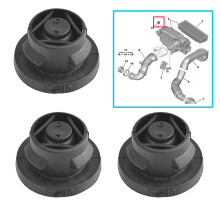 3 PCS für Peugeot 1007 206 207 307 308 3008 5008 Partner 1.6HDI Luftfilterbox Gummi-Ösen-Einführungselemente 1422A3