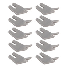10 Pcs Plastic Hump Jumper Presser Feet for Household Sewing Machines