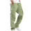Pantaloni cargo da uomo con tasche multiple, verde, taglia L 2