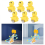 Durable Replacement Slide Stairs for Electric Race Track Game - Long6pcs duck 4