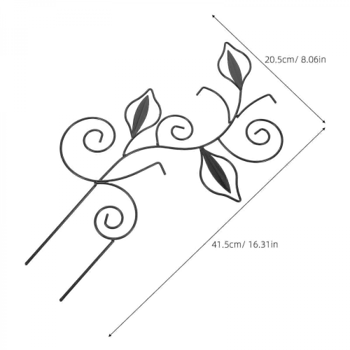 Metal Trellis for Indoor Climbing Plants, Single Stake Support 1