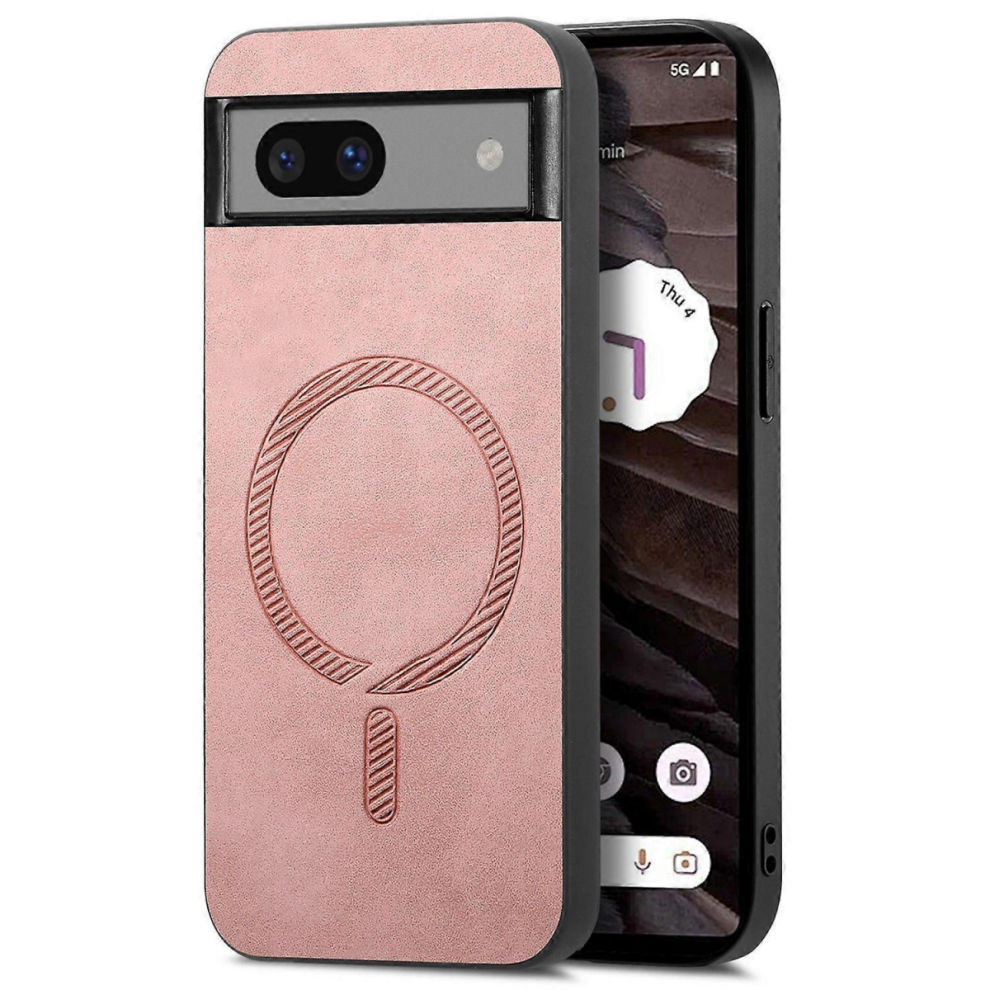 Google Pixel 7A Leather Magsafe Phone Casemulticolorpink 5008878218676