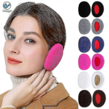 6 Paar ohrenwärmende Fleece-Ohrstulpen ohne Band für Damen und Herren (6 Farben) Braun 2 Paar