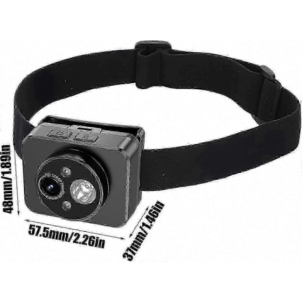 Waterproof Helmet Camera For Horse Riding - Head Mounted Action Camas Shown In The Figure Light 5008878219536