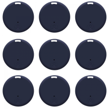 Mini localizzatore GPS da 9 pezzi per veicoli, chiavi, animali domestici - Blu navyBlu navy