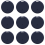 9-Pack Mini GPS Tracker for Vehicles, Keys, Pets - Navy BlueNavy blue 1