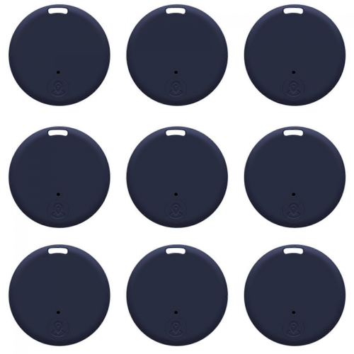 9-Pack Mini GPS Tracker for Vehicles, Keys, Pets - Navy BlueNavy blue