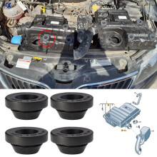 4 Stück für SKODA FABIA KODIAQ OCTAVIA RAPID ROOMSTER SUPERB Luftfilterreiniger Puffergehäuse Gummideckel Halterung 036129689B