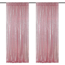 Sparkling Rose Gold Sequin Curtain for Wedding & Event Backdroppink60*240CM