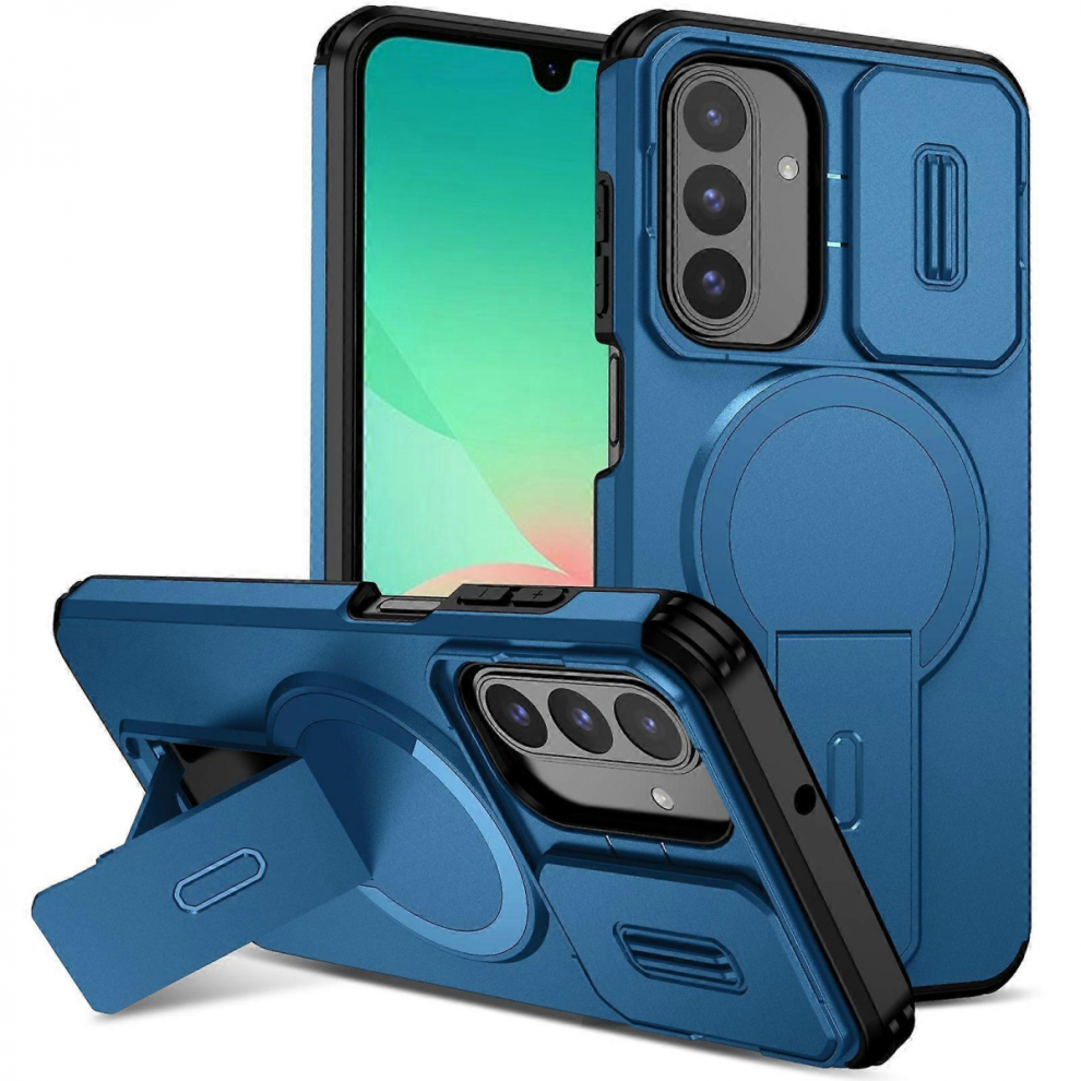 Magsafe Case For Samsung Galaxy A17 5G/4G/A26 5G With Kickstand & Camera Sliderblue 5008878220549